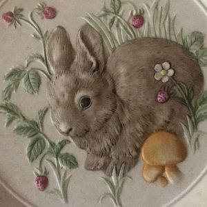 Easter decor - Simple Pleasures limited edition Plate 1981 fine hand painted